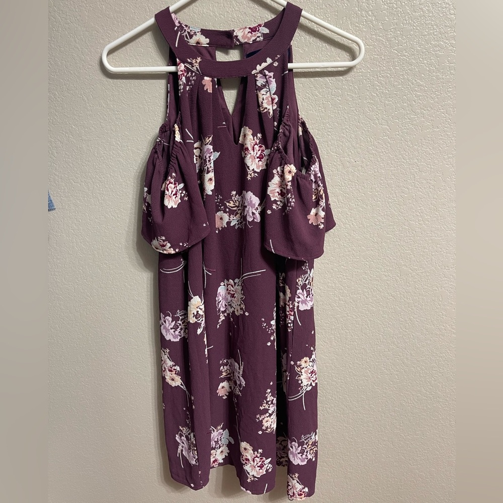 Blue Rain (from Francesca’s) off the shoulder dress